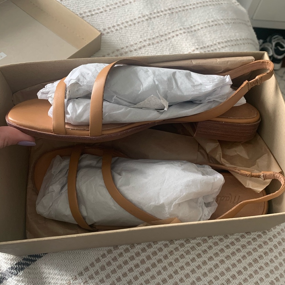 Madewell Asymmetrical Leather Sandals